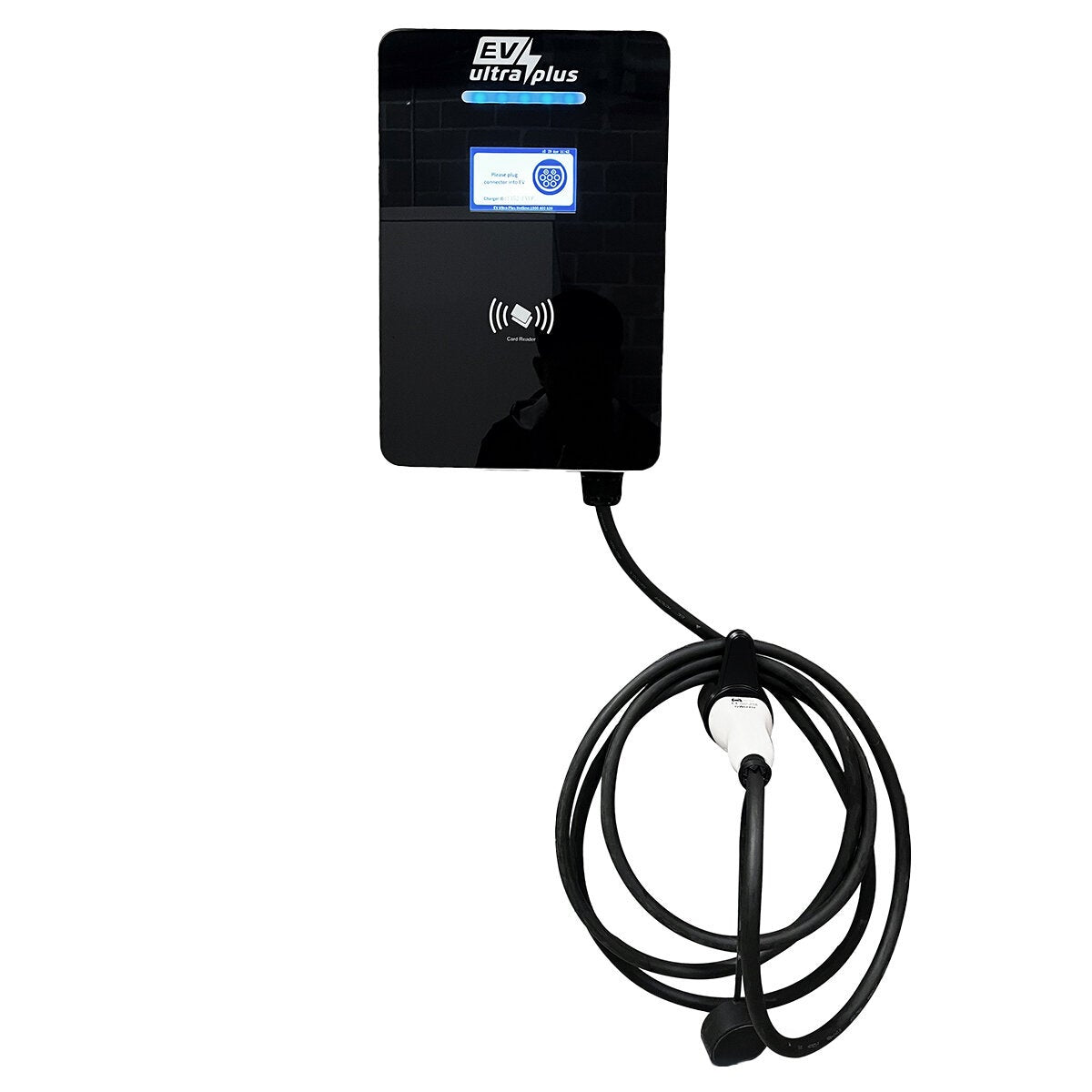 EV Ultra Plus Home EV Charging Station 11kW AC Weatherproof LCD And RFID
