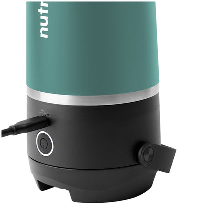 Nutribullet Flip Club Pack NBPB0740EUC Portable Blender with Stainless Steel Cup - 11.1V USB-C Battery - Blend & Sip On-the-Go