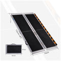 Altus Aluminium Portable Wheelchair Ramp 122cm, 270kg Capacity, Folding Design - SuperSaverAU - view 2