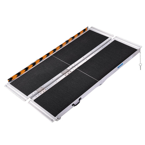 Altus Aluminium Portable Wheelchair Ramp 122cm, 270kg Capacity, Folding Design - SuperSaverAU - view 1