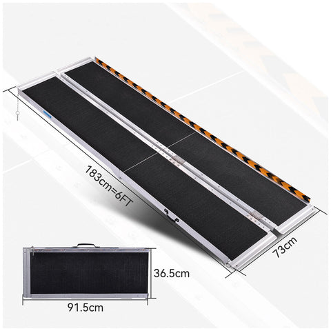 Altus Aluminium Portable Wheelchair Ramp 183 cm
