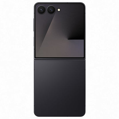 Samsung Galaxy Z Flip7 256GB Black - Seamless Foldable Screen, Enhanced Camera, Long Battery Life, Gemini Live AI Assistant