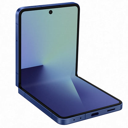 Samsung Galaxy Z Flip7 256GB Blue - Seamless Foldable Screen, Pro Visual Engine, 4,300mAh Battery, Gemini Live AI Assistant