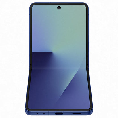 Samsung Galaxy Z Flip7 256GB Blue - Seamless Foldable Screen, Pro Visual Engine, 4,300mAh Battery, Gemini Live AI Assistant