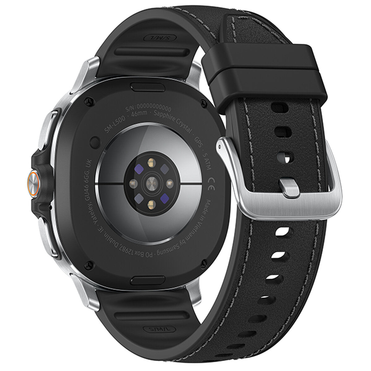 Samsung Galaxy Watch 8 Classic LTE 46mm Black with Rotating Bezel, Quick Button, AI Voice Assistant, and Health Tracking