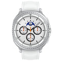 Samsung Galaxy Watch 8 Classic LTE 46mm White with Rotating Bezel, Quick Button, AI Voice Assistant, Personalised Coaching - SuperSaverAU - view 1