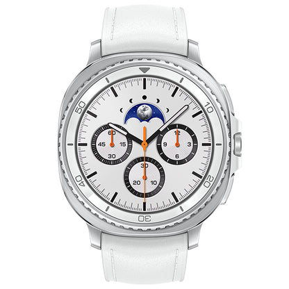 Samsung Galaxy Watch 8 Classic LTE 46mm White with Rotating Bezel, Quick Button, AI Voice Assistant, Personalised Coaching