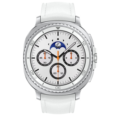 Samsung Galaxy Watch 8 Classic LTE 46mm White with Rotating Bezel, Quick Button, AI Voice Assistant, Personalised Coaching - SuperSaverAU - view 1