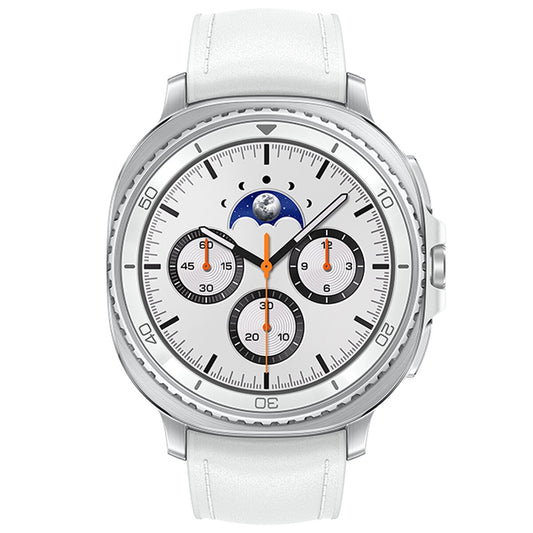 Samsung Galaxy Watch 8 Classic LTE 46mm White with Rotating Bezel, Quick Button, AI Voice Assistant, Personalised Coaching