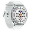 Samsung Galaxy Watch 8 Classic LTE 46mm White with Rotating Bezel, Quick Button, AI Voice Assistant, Personalised Coaching - SuperSaverAU - view 3