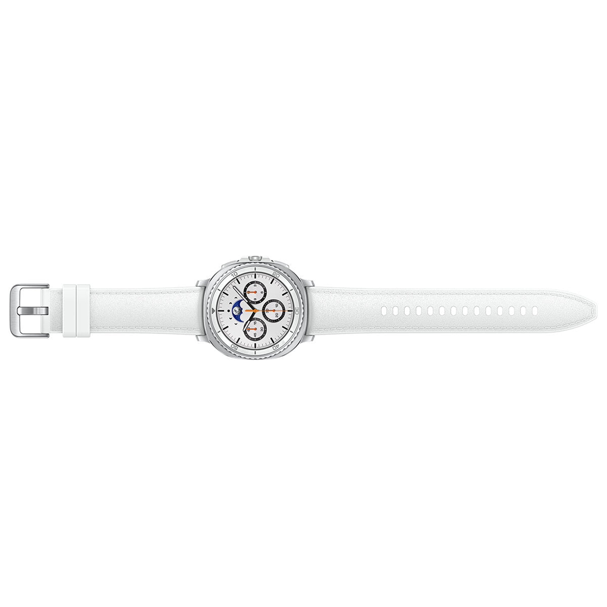 Samsung Galaxy Watch 8 Classic LTE 46mm White with Rotating Bezel, Quick Button, AI Voice Assistant, Personalised Coaching