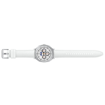 Samsung Galaxy Watch 8 Classic LTE 46mm White with Rotating Bezel, Quick Button, AI Voice Assistant, Personalised Coaching