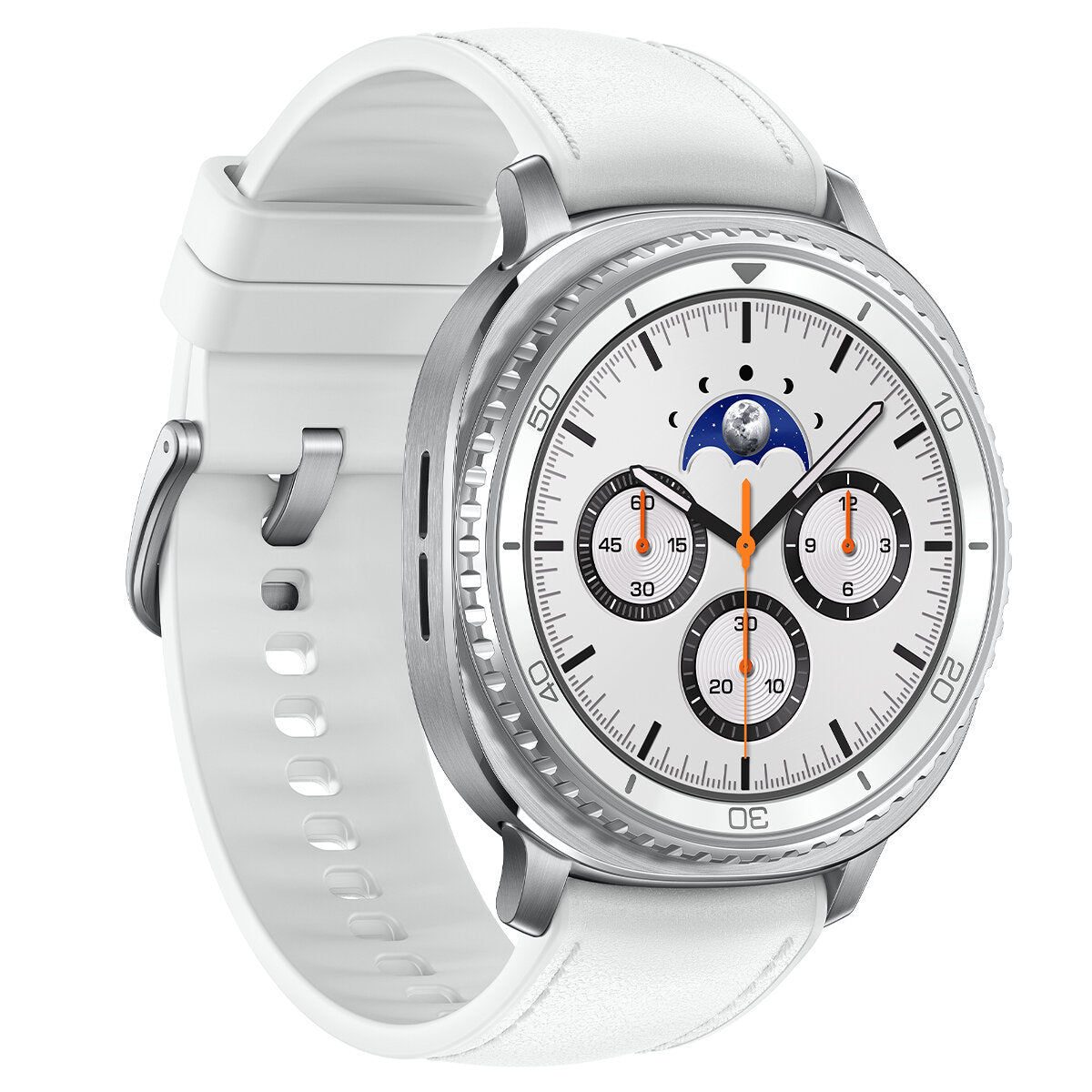 Samsung Galaxy Watch 8 Classic Bluetooth 46mm White SM-L500NZWAXSA Dual GPS (L1+L5) - SuperSaverAU - view 3