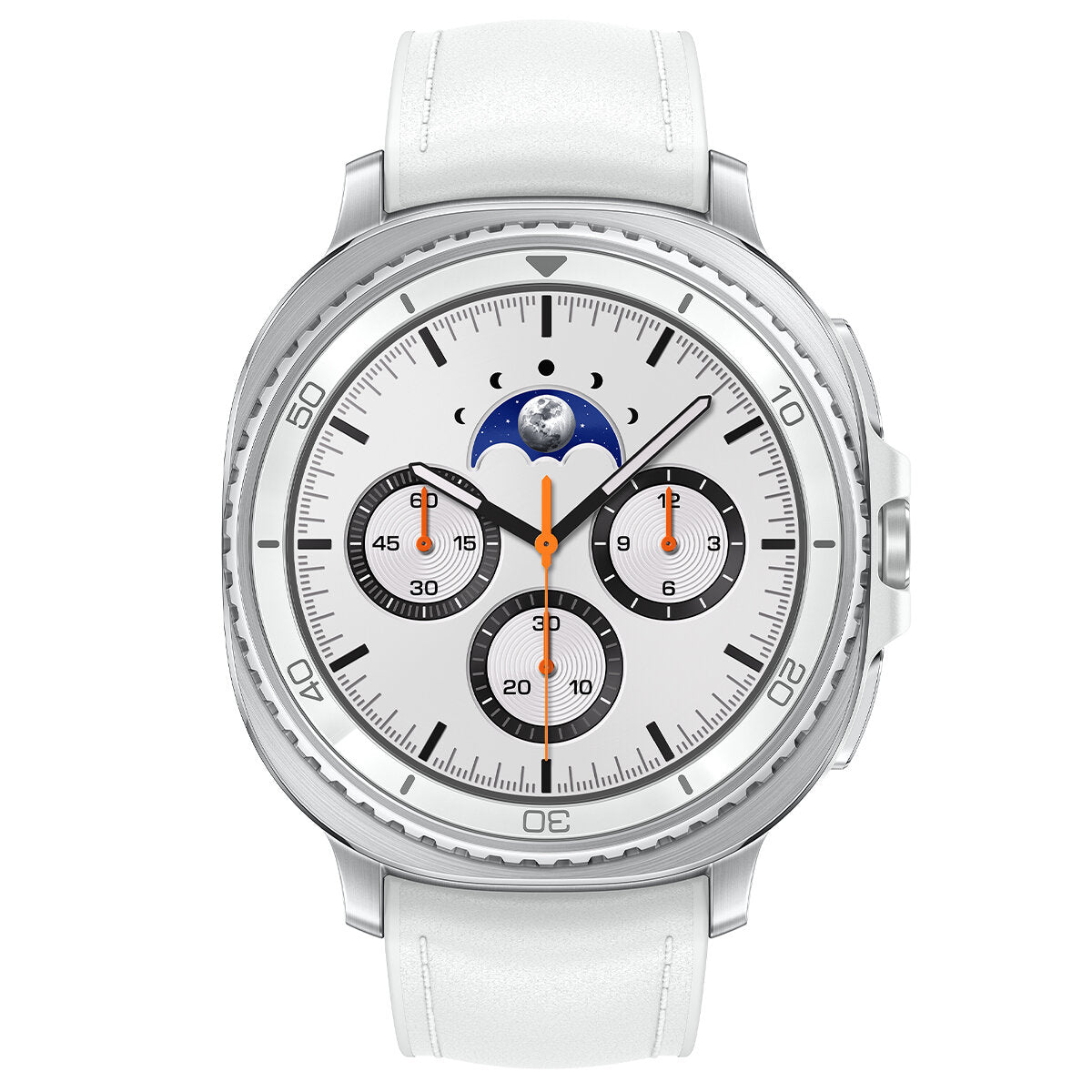 Samsung Galaxy Watch 8 Classic Bluetooth 46mm White SM-L500NZWAXSA Dual GPS (L1+L5) - SuperSaverAU - view 2