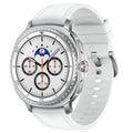 Samsung Galaxy Watch 8 Classic Bluetooth 46mm White SM-L500NZWAXSA Dual GPS (L1+L5) - SuperSaverAU - view 1