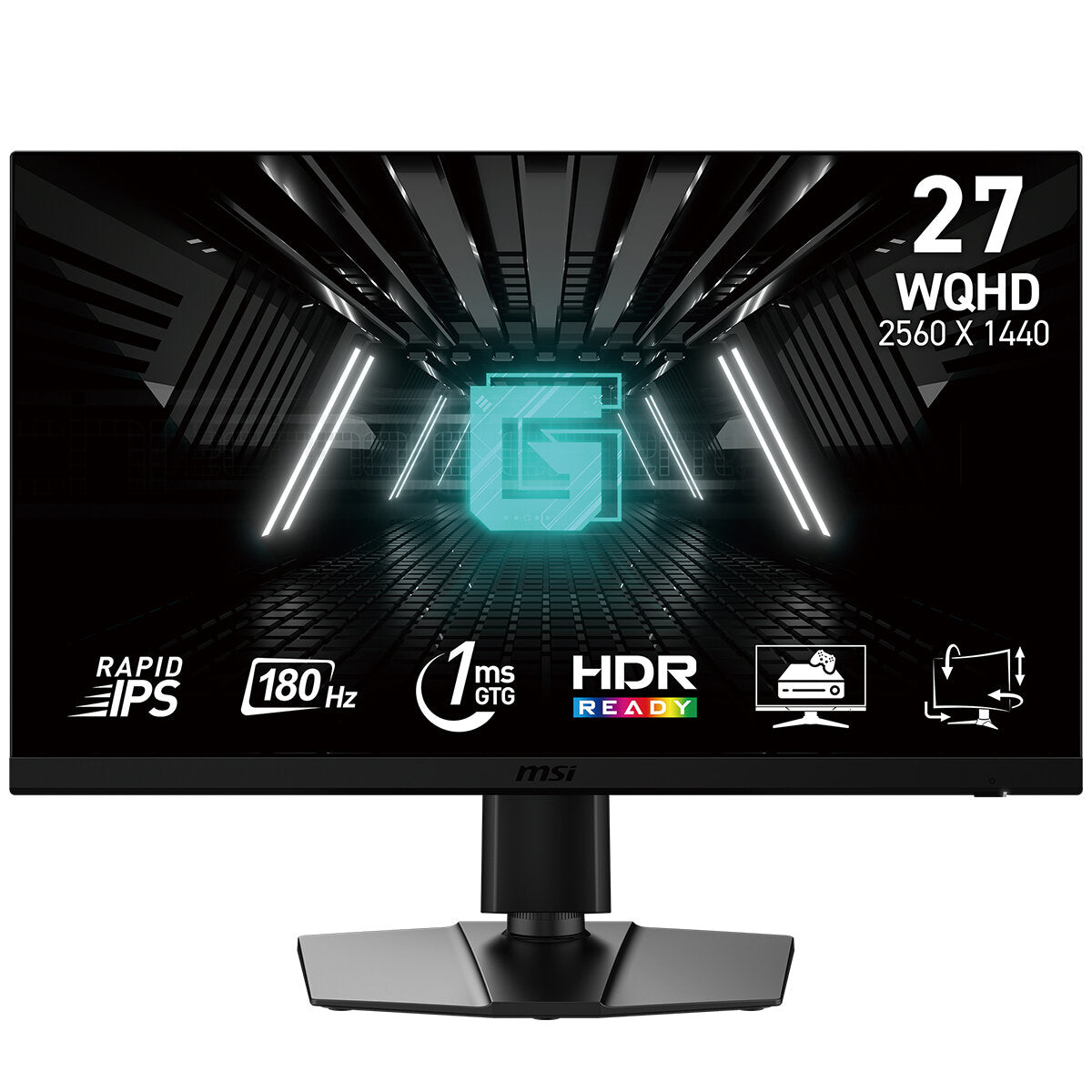 MSI 27 Inch Gaming Monitor G272QPF E2 | 180Hz Rapid IPS, 1ms Response, Adaptive Sync