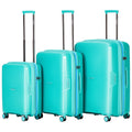 Tosca Bel-Air 3-Piece Luggage Set TCA510-3 Teal - Lightweight, Durable, TSA Locks - SuperSaverAU - view 2