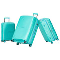 Tosca Bel-Air 3-Piece Luggage Set TCA510-3 Teal - Lightweight, Durable, TSA Locks - SuperSaverAU - view 3