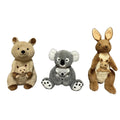 Hugfun Aussie Native Plush Koala with Kangaroo, Quokka, and Joey - Soft, Cuddly, All New Material - SuperSaverAU - view 3