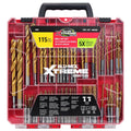 Disston Blu-Mol Xtreme 115 Pieces Drill Bit Set Hex And Round E0100505