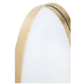 Cafe Lighting and Living Gold Leaf Oval Mirror Lucille Iron Framed Wall Decor — image 4
