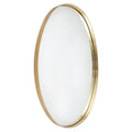 Cafe Lighting and Living Gold Leaf Oval Mirror Lucille Iron Framed Wall Decor — image 3
