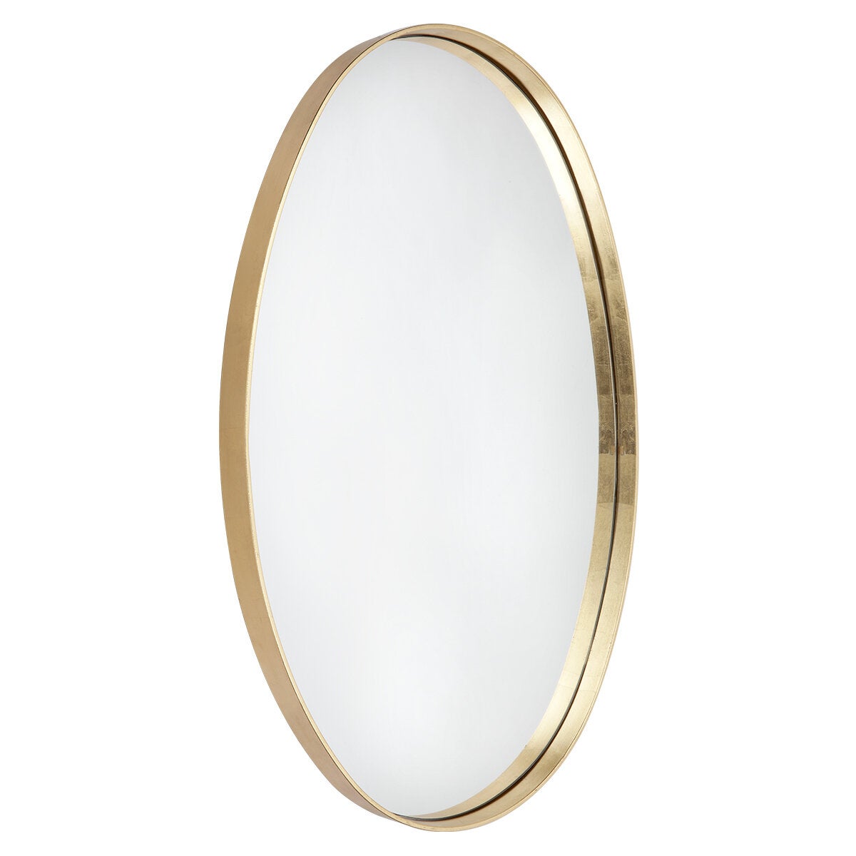 Cafe Lighting and Living Gold Leaf Oval Mirror Lucille Iron Framed Wall Decor — image 3