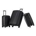 Tosca Pegasus Luggage Set Black 3 Piece with TSA Lock, Expanders & Wheels - SuperSaverAU - view 3
