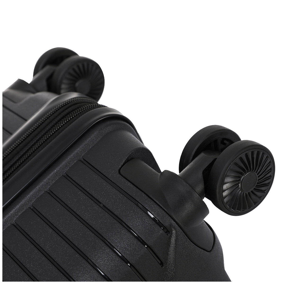 Tosca Pegasus Luggage Set Black 3 Piece with TSA Lock, Expanders & Wheels - SuperSaverAU - view 5