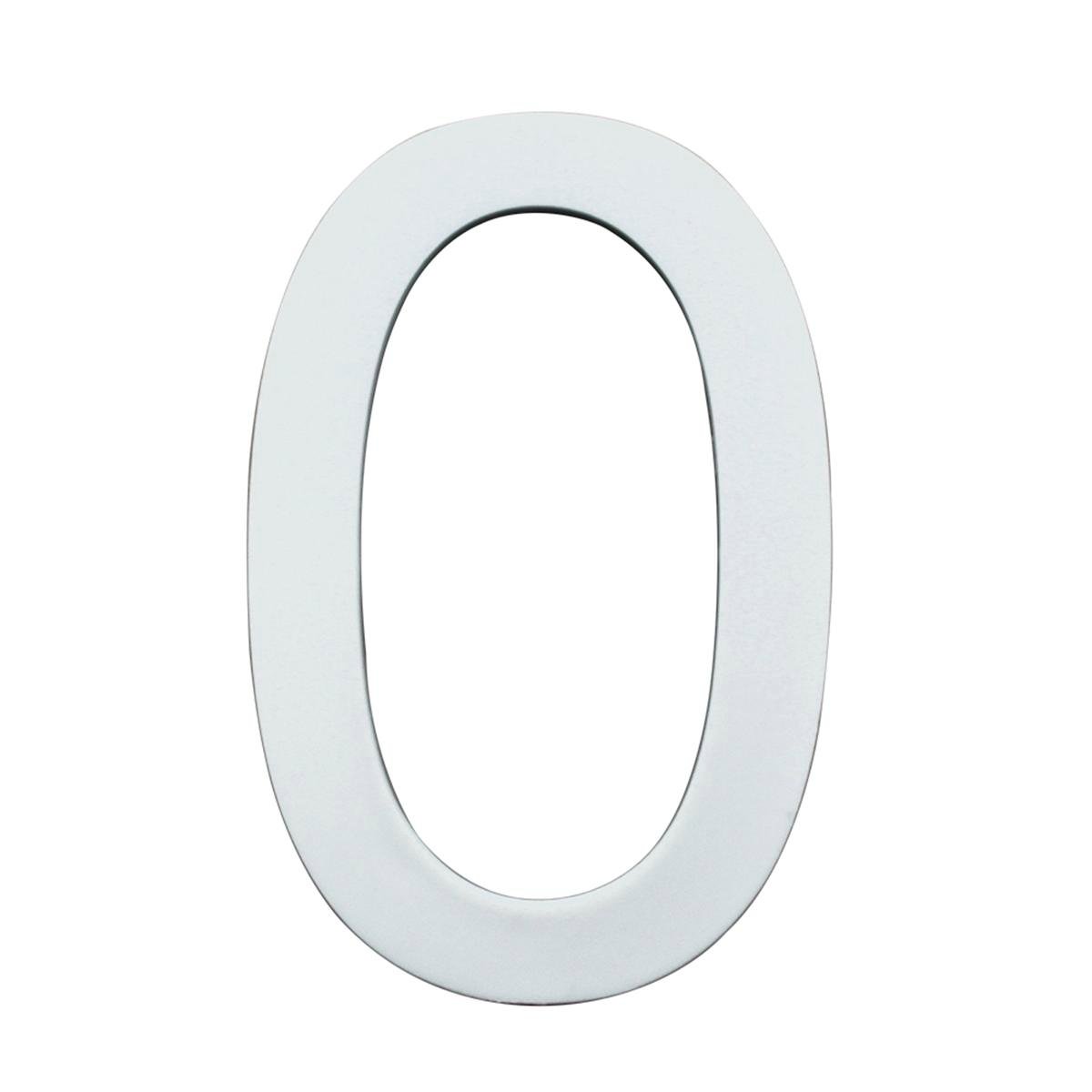 Sandleford Glow In Dark Acrylic House Number 0 90mm Weather Resistant - SuperSaverAU - view 1