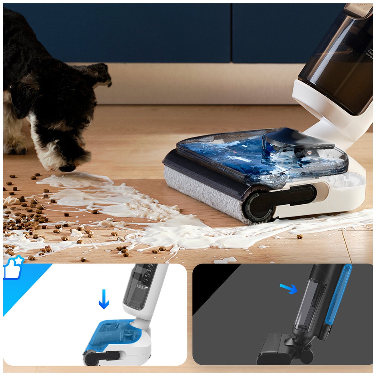 Tineco Wet and Dry Stick Vacuum Self-Cleaning 130mm Floor One S6 Stretch Pro FW423000AU — image 4