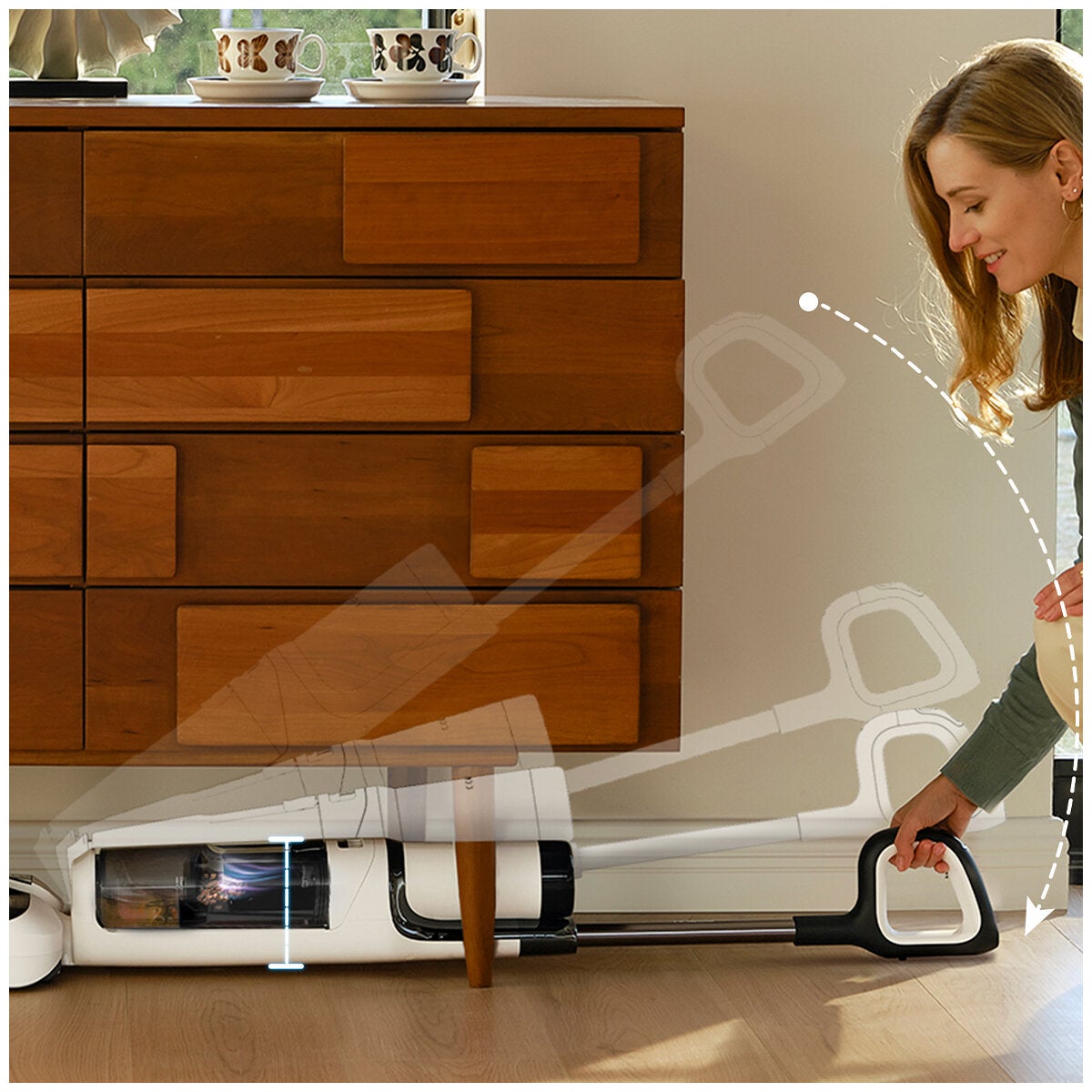 Tineco Wet and Dry Stick Vacuum Self-Cleaning 130mm Floor One S6 Stretch Pro FW423000AU — image 5