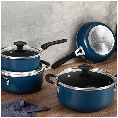 Tramontina Ceramic Cookware Set | Aluminium with Ceramic Coating | Silicone Exterior | Induction Ready | Dishwasher Safe | 4-Piece - SuperSaverAU - view 2
