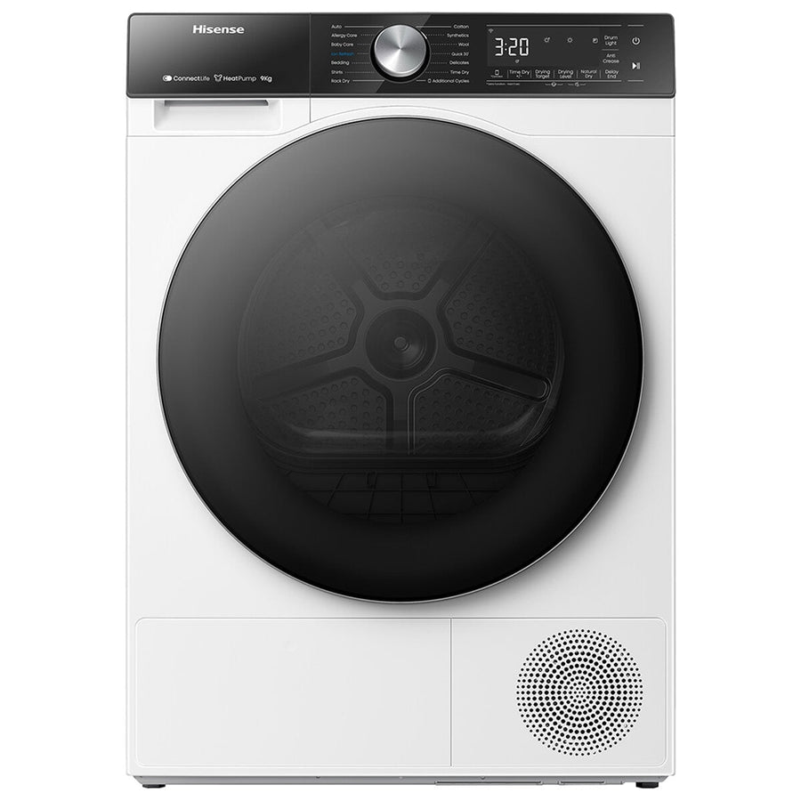 Hisense 9kg Heat Pump Dryer HDF5S90H, 9-Star, Wi-Fi, Quick Dry, Ion Refresh - SuperSaverAU - view 1