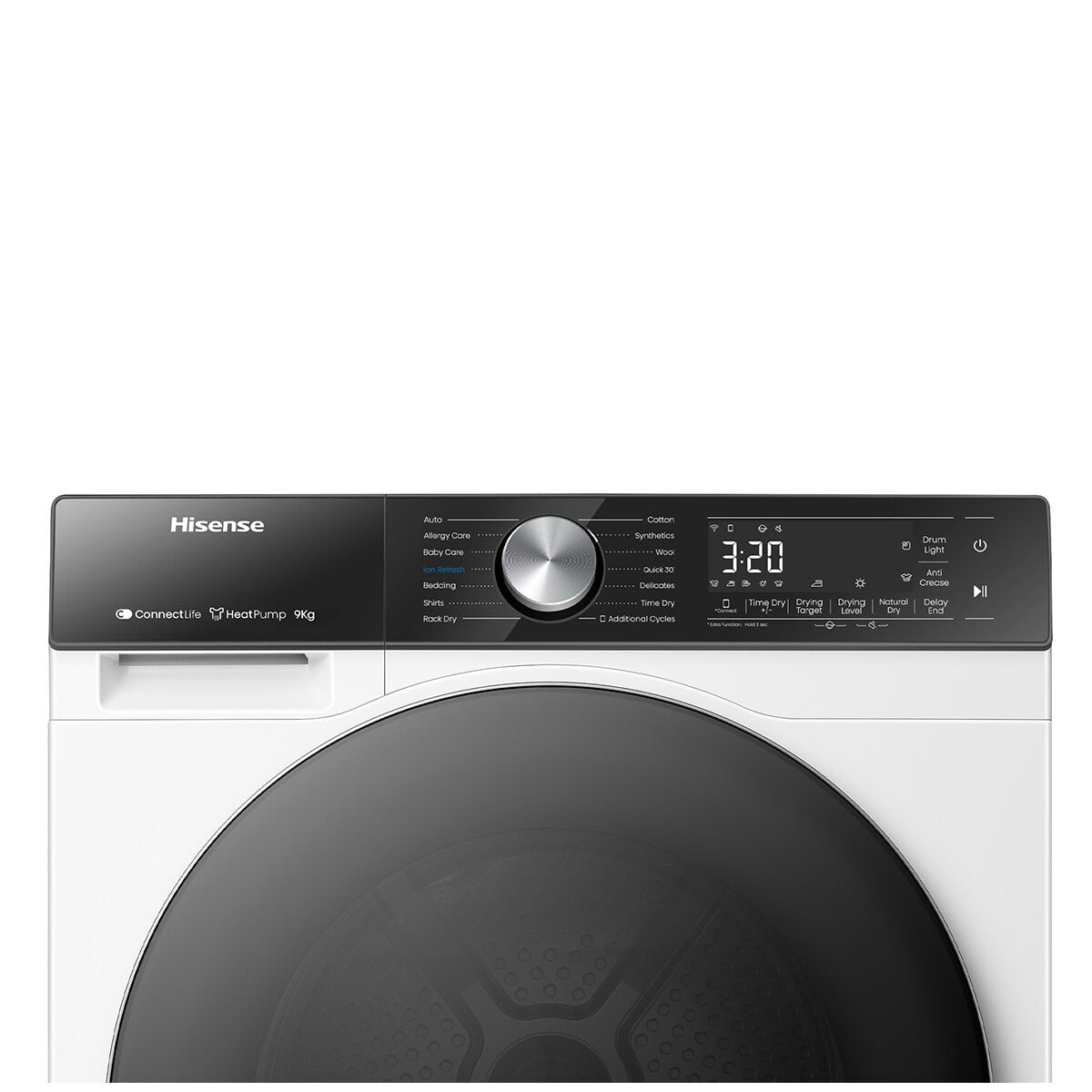 Hisense 9kg Heat Pump Dryer HDF5S90H, 9-Star, Wi-Fi, Quick Dry, Ion Refresh