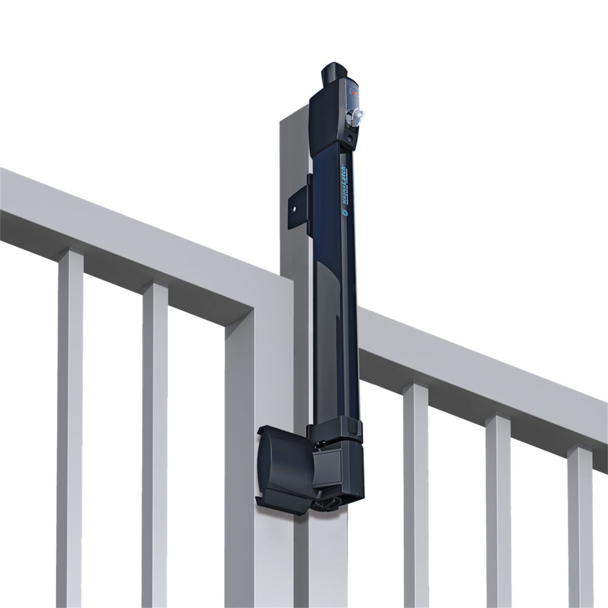 Magnalatch Pool Safety Gate Latch - 90mm - Engineered Polymer - Key Lockable - SuperSaverAU - view 2