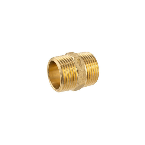 Brasshards 25mm Brass Threaded Hexagon Nipple - Lead-Free - Durable - SuperSaverAU - view 1