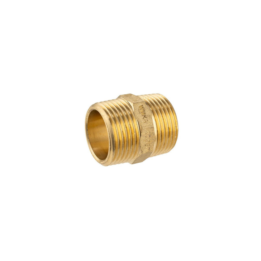 Brasshards 25mm Brass Threaded Hexagon Nipple - Lead-Free - Durable - SuperSaverAU - view 1