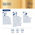 Dulux Effects 300g Gold Bright Finish Spray Paint for Decor & Craft