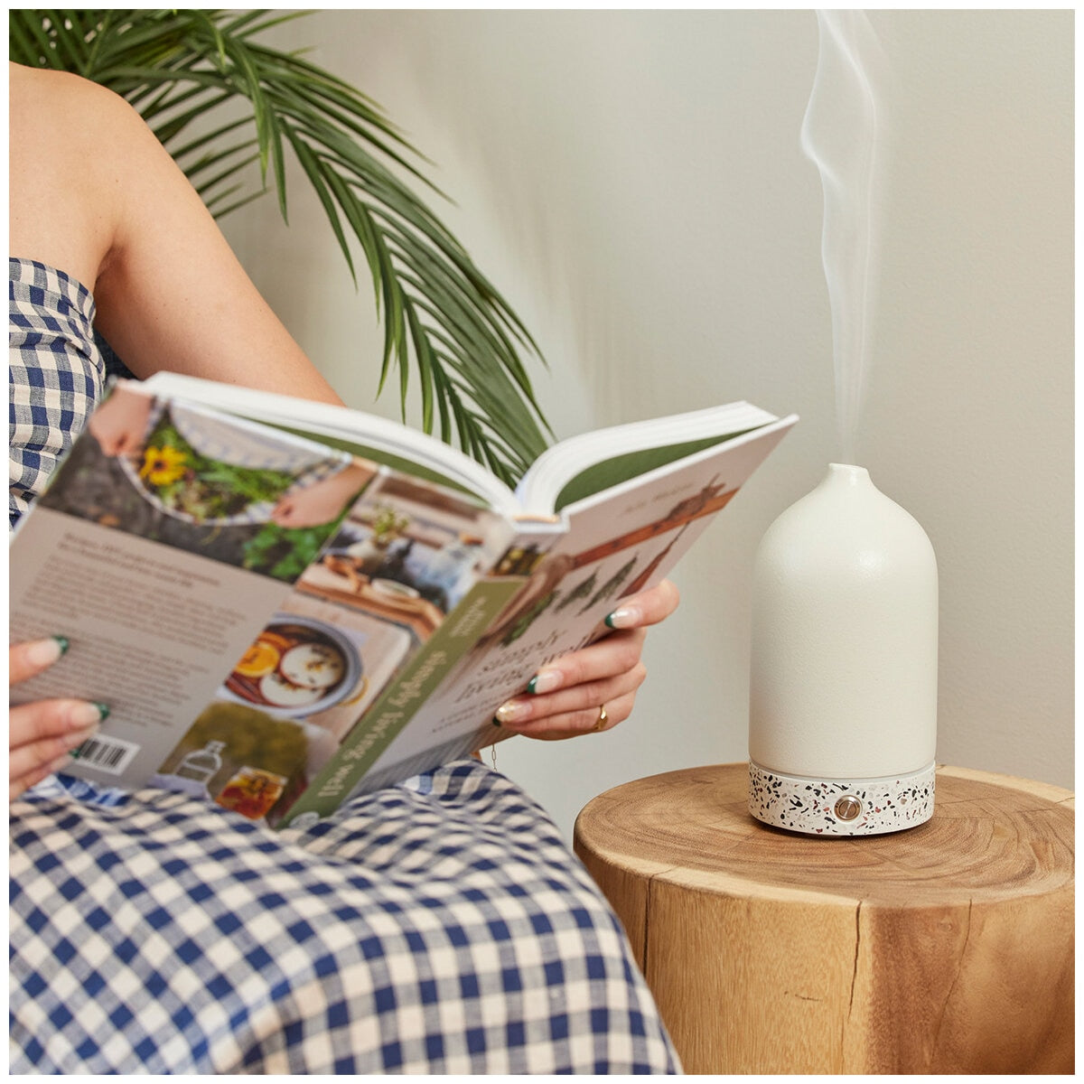 Ellia Pure Aroma Diffuser 100ml - Ultrasonic, 7-Hour Runtime, White Ceramic - SuperSaverAU - view 4