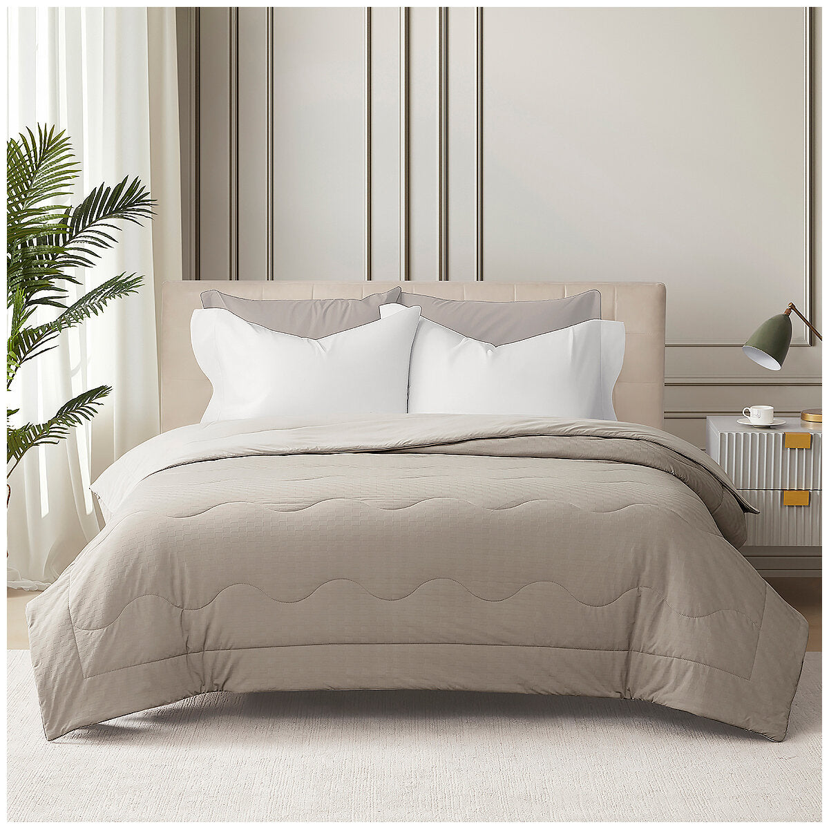 Hotel Grand EternaCool Cooling Comforter Queen, Atmosphere, Model 130511, Lightweight, Breathable