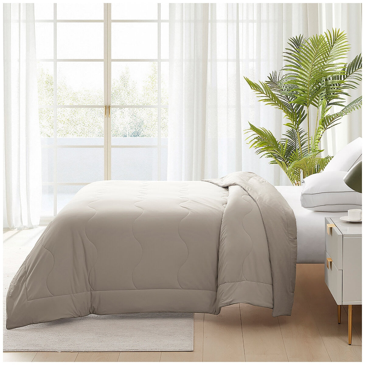 Hotel Grand EternaCool Cooling Comforter Queen, Atmosphere, Model 130511, Lightweight, Breathable