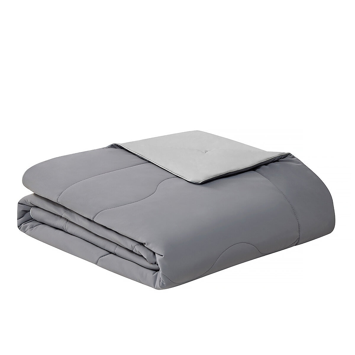 Hotel Grand EternaCool Cooling Comforter Queen Grey 130511 - Lightweight, Cool Touch, Machine Washable