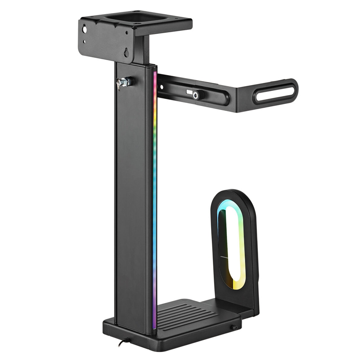 mbeat Activiva RGB Ultra-Wide Gaming PC Mount ACA-MNT-RGB01K, Adjustable, RGB Lighting - SuperSaverAU - view 3