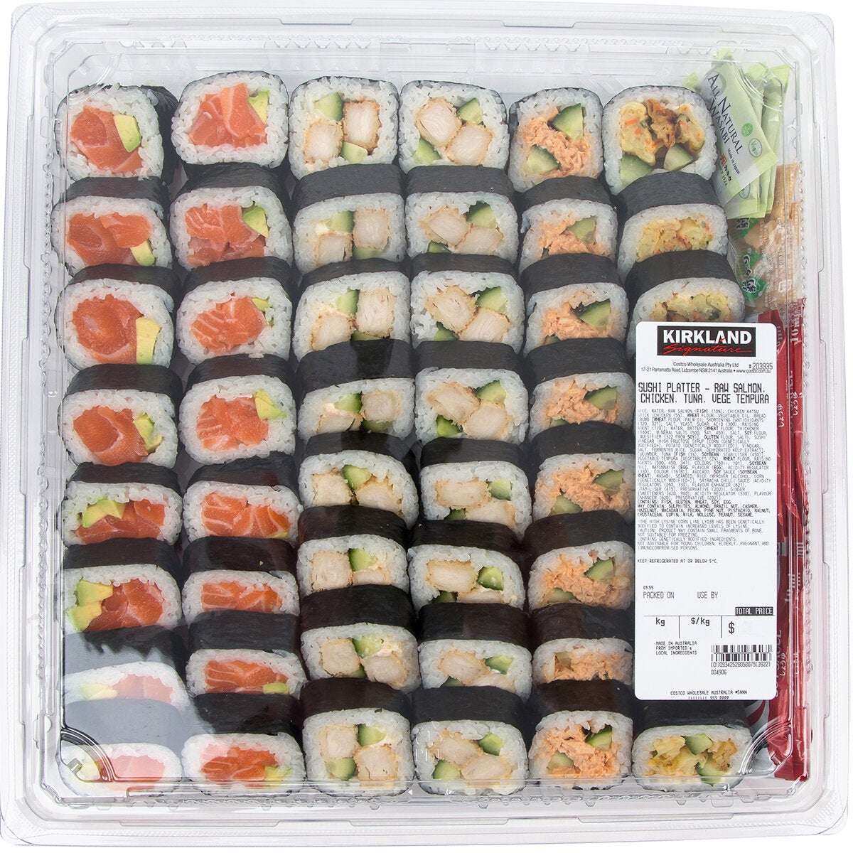 Kirkland Signature Catering Sushi Tray 2 to 2.4kg Sharing Platter
