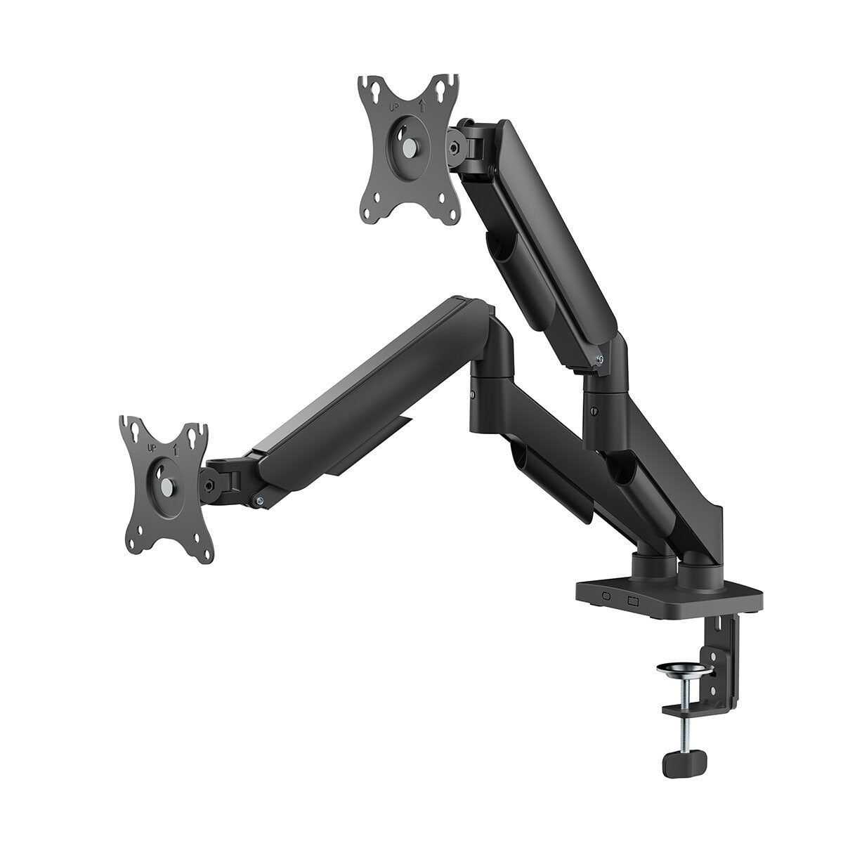 mbeat Activiva Ergolife Dual-Screen Gas Spring Monitor Arm ACA-MMA-DGC22K, 17-32" VESA, 360° Rotation