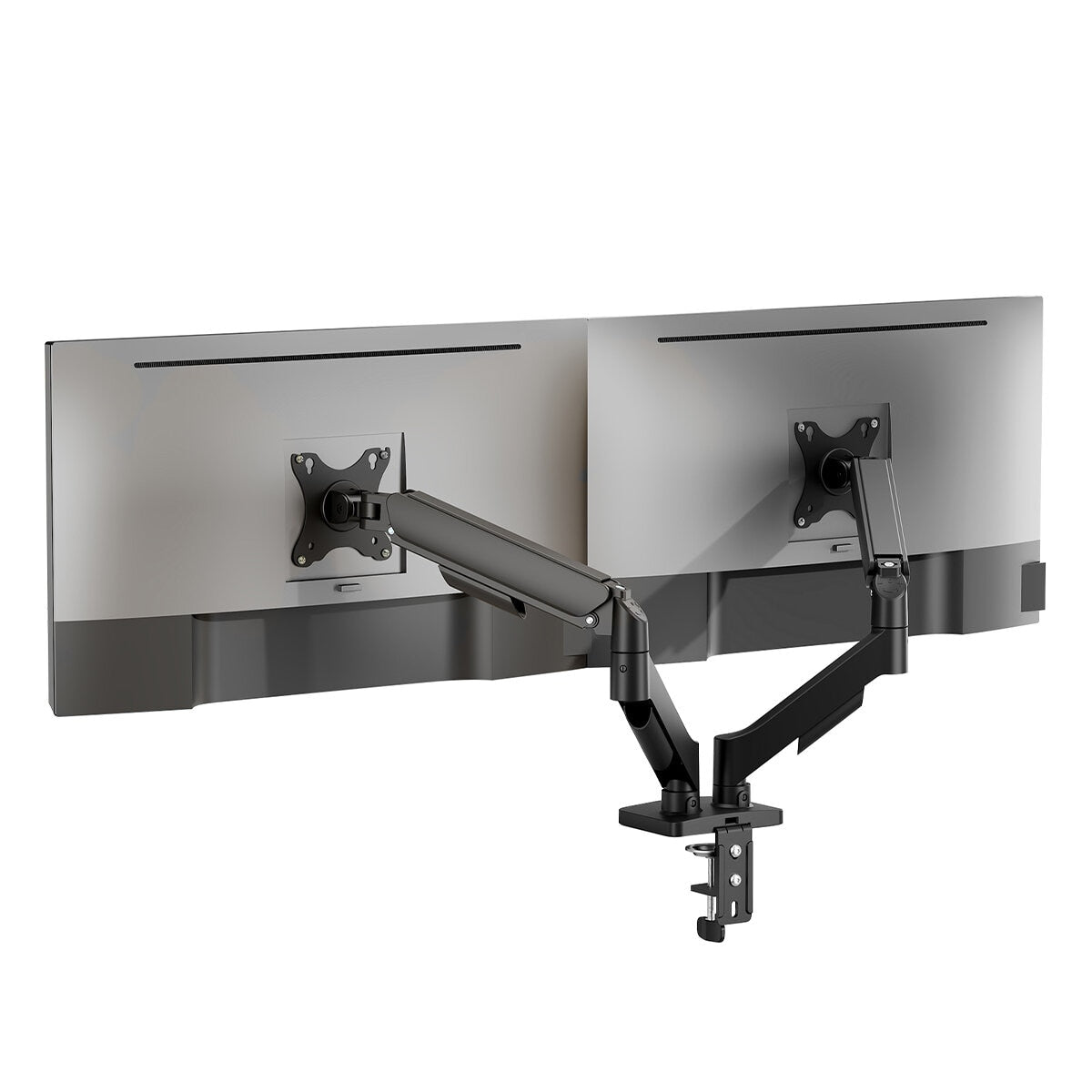 mbeat Activiva Ergolife Dual-Screen Gas Spring Monitor Arm ACA-MMA-DGC22K, 17-32" VESA, 360° Rotation - SuperSaverAU - view 4