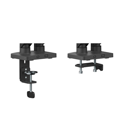 mbeat Activiva Ergolife Dual-Screen Gas Spring Monitor Arm ACA-MMA-DGC22K, 17-32" VESA, 360° Rotation
