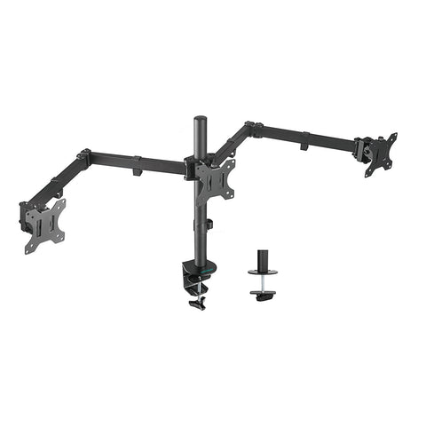 mbeat Activiva Triple-Screen Monitor Arm for 13-27 inch Screens, Steel, Clamp/Grommet - SuperSaverAU - view 1