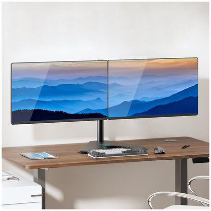 mbeat Activiva Dual-Screen Monitor Arm ACA-BMA-DLH01K, 17-32" VESA, Steel, Ergonomic